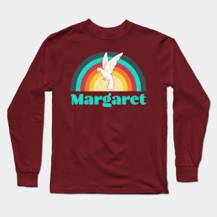 Margaret - Vintage Faded Style Long Sleeve T-Shirt